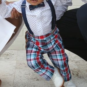 Izod Bow Tie/Suspender Outfit